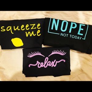 Feeling essential graphic crewneck T-shirts